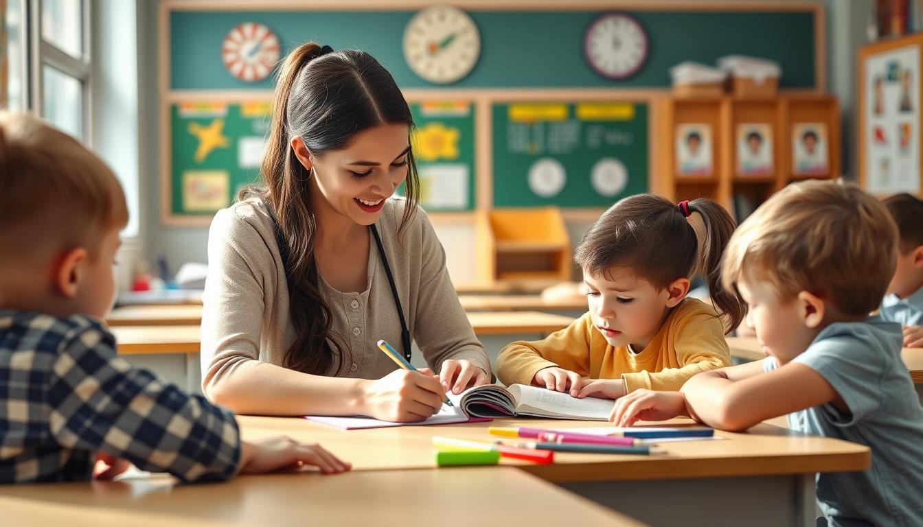 Structured study materials and learning resources on a desk
